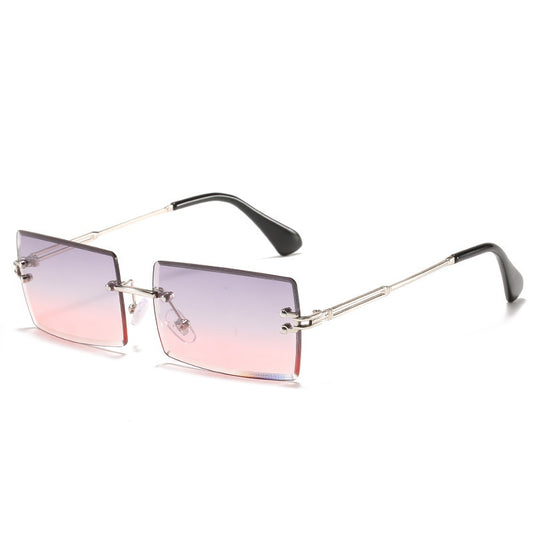 World Luxury-Lunettes de soleil en alliage sans cadre de luxe