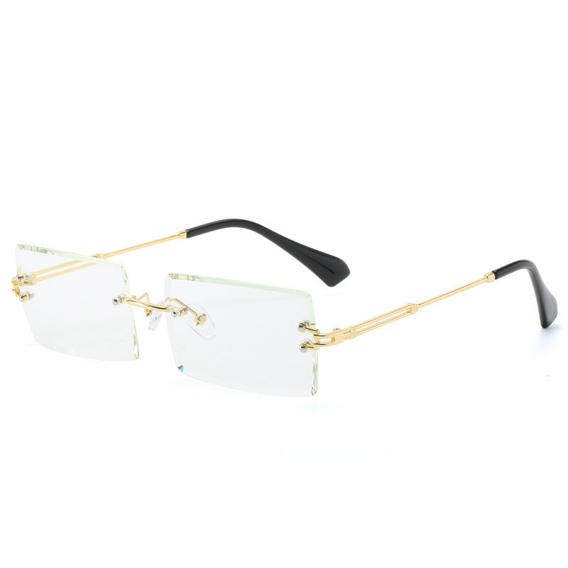 World Luxury-Lunettes de soleil en alliage sans cadre de luxe