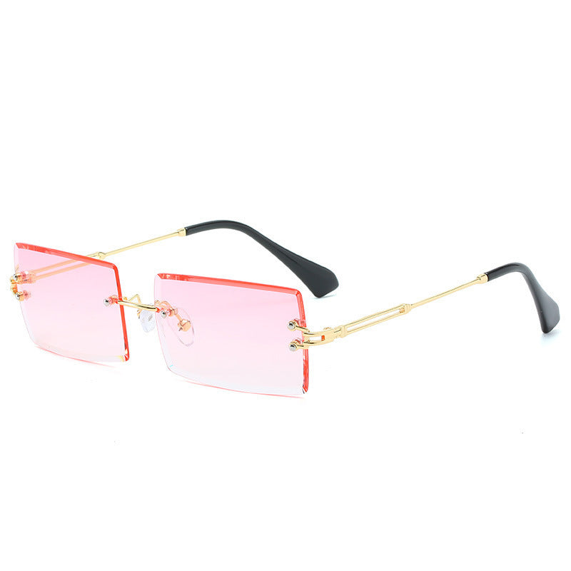 World Luxury-Lunettes de soleil en alliage sans cadre de luxe