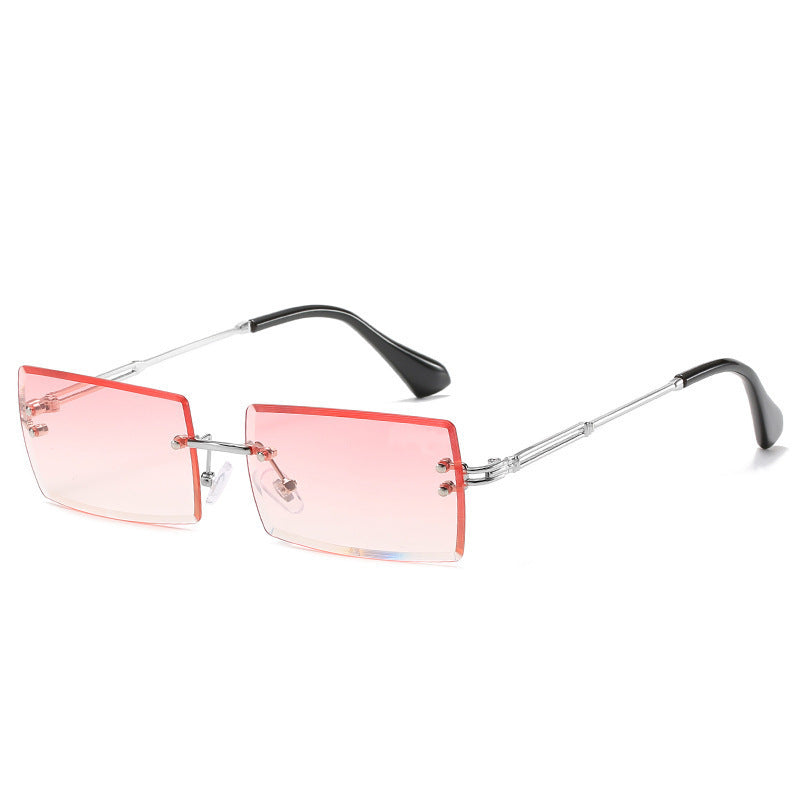 World Luxury-Lunettes de soleil en alliage sans cadre de luxe