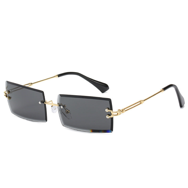 World Luxury-Lunettes de soleil en alliage sans cadre de luxe