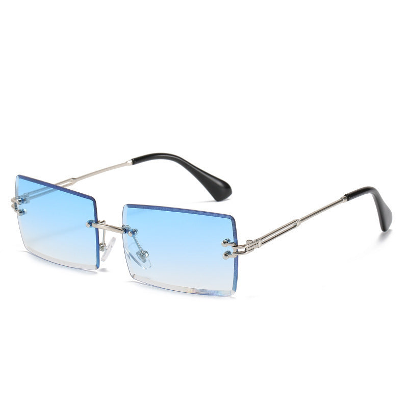 World Luxury-Lunettes de soleil en alliage sans cadre de luxe