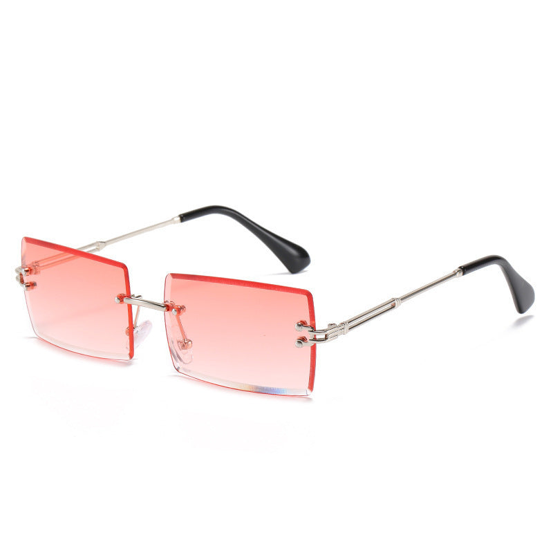 World Luxury-Lunettes de soleil en alliage sans cadre de luxe